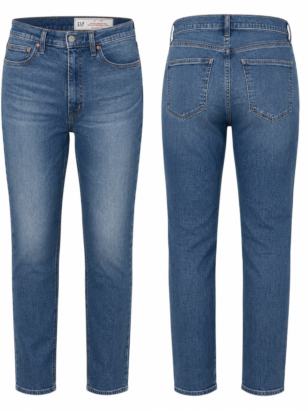 GAP Women’s Slim High Rise Denim Jeans - Medium Blue